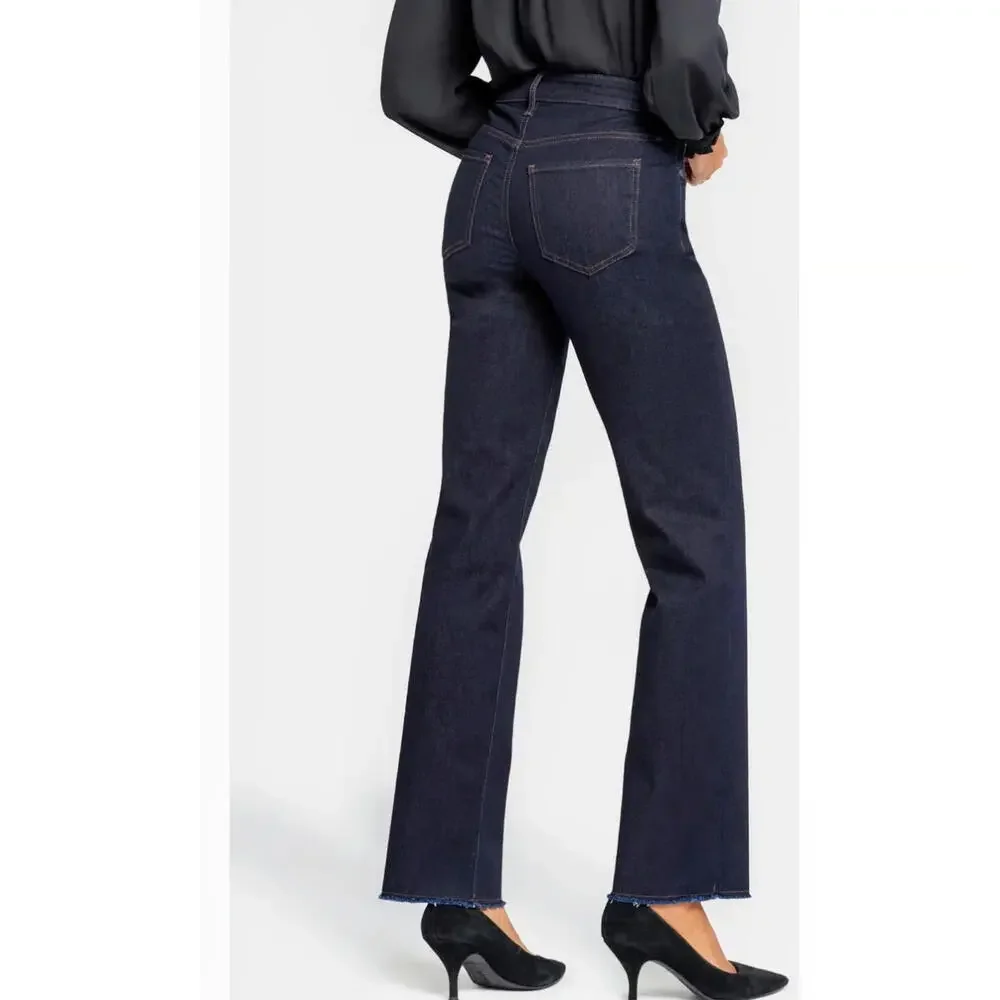 NYDJ Relaxed Straight Cool Embrace LiftXTuck Tehnology in Magical. Size 00 NWT - Picture 3 of 11